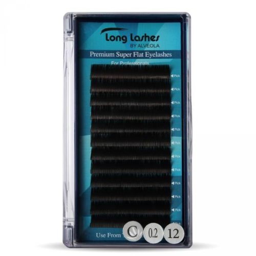 Long Lashes Premium Super Flat C/0,2 - 12mm