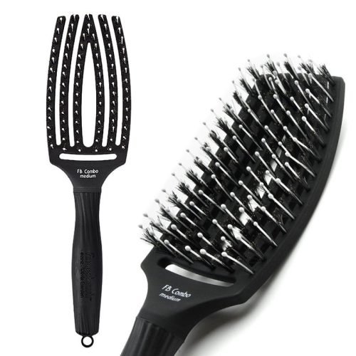 Olivia Garden Finger Brush Combo M Medium Black