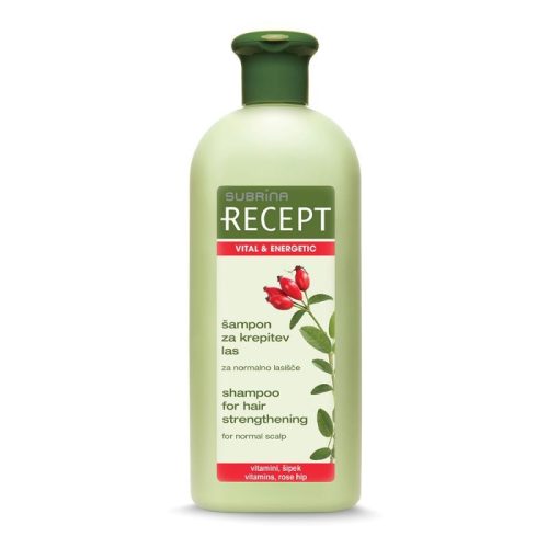 *Subrina Recept Revitalizing & Energetic Sampon 400ml Csipkebogyó Kivonattal 53393