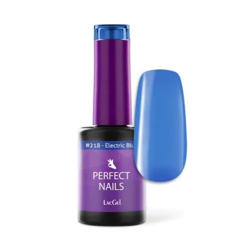 Perfect Nails LacGel #218 Gél Lakk 8ml - Electric Blue - Future Sporty