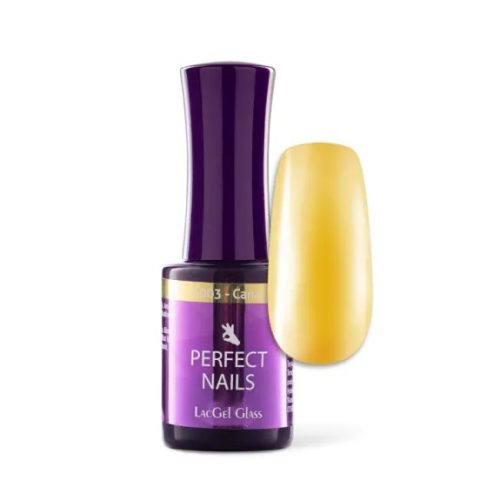 Perfect Nails LacGel Glass G003 Gél Lakk 8ml - Canary - Vitrage