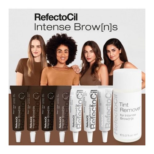 RefectoCil Intense Browns szemöldökszínező styling szett mini