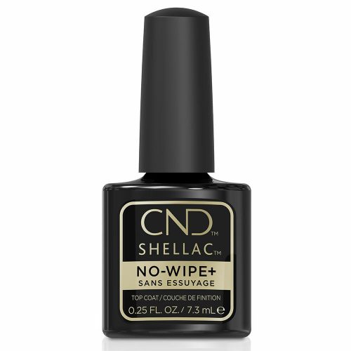 CND Shellac NO-WIPE+ Top Coat fixálás mentes fedőlakk 7,3 ml