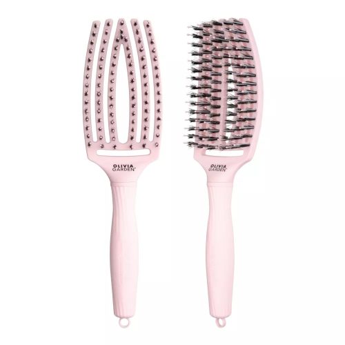 Olivia Garden Finger Brush Combo M Medium Pastel PINK