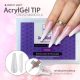 Perfect Nails Acrylgel TIP készlet - Orosz Mandula 120db PNTR01