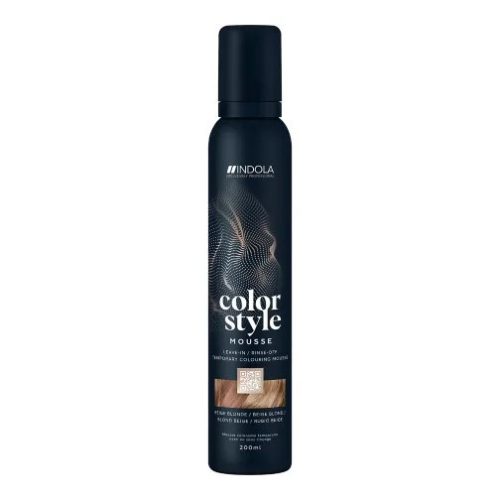 Indola Color Style Mousse Színező és rögzítő hajhab 200ml Bézs-Blond