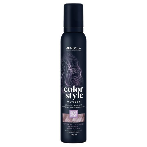 Indola Color Style Mousse Színező és rögzítő hajhab 200ml Halvány Mályva