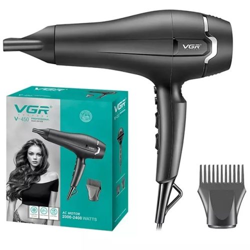 VGR Professzionális Hajszárító Professional Salon Hair Dryer 2000-2400W V-450